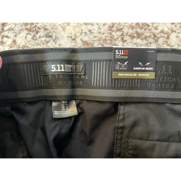 5.11 TACLITE® PDU® CARGO CLASS- B RIPSTOP PANT Black Unhemmed Waist 44” NEW - Picture 6 of 7